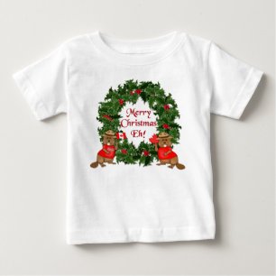 Kanadische Weihnachten Baby T-shirt