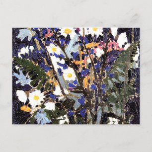 Kanadische Wildblumen von Tom Thomson Postkarte