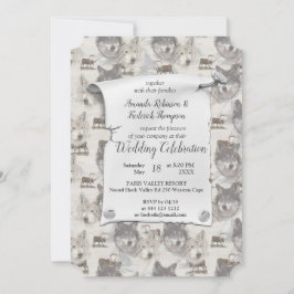 Kanadische Wildtiere Einladung