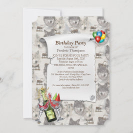 Kanadische Wildtiere Einladung