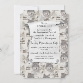 Kanadische Wildtiere Einladung