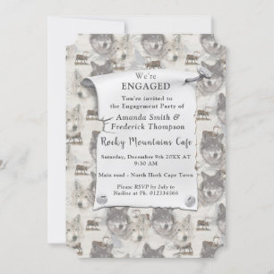 Kanadische Wildtiere Einladung