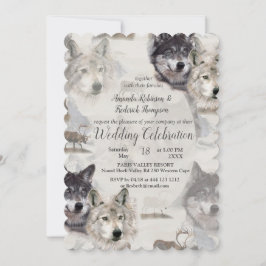 Kanadische Wildtiere Einladung