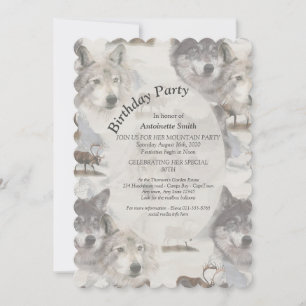 Kanadische Wildtiere Einladung