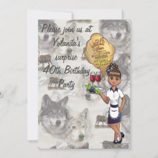 Kanadische Wildtiere Einladung