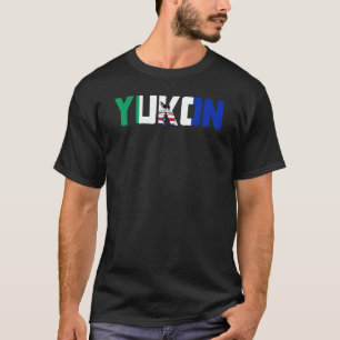 Kanadische Yukon-Territorium-Flagge Stolz Kanada H T-Shirt
