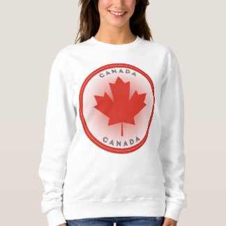 Kanadischer Ahornblatt-Kreisform Sweatshirt
