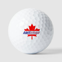 kanadischer amerikanischer Stolz Golfball