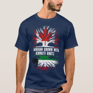Kanadischer Anbau mit kuwaitischer Roots-Kanada-Fl T-Shirt