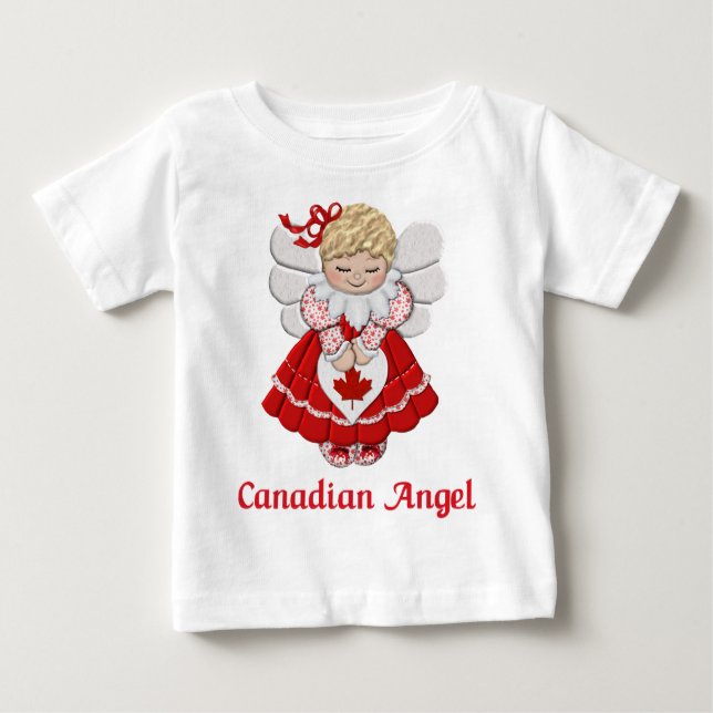 Kanadischer Angel Baby T-shirt (Vorderseite)