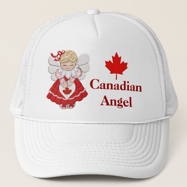 Kanadischer Angel Truckerkappe (Vorderseite)