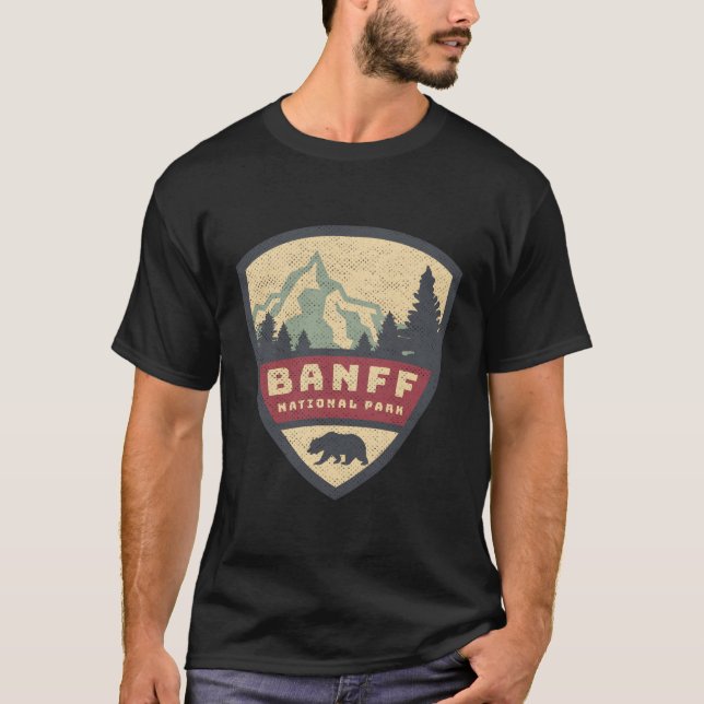 Kanadischer Banff-Nationalpark T-Shirt (Vorderseite)