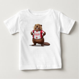 Kanadischer Biber Canada Day Baby T-shirt