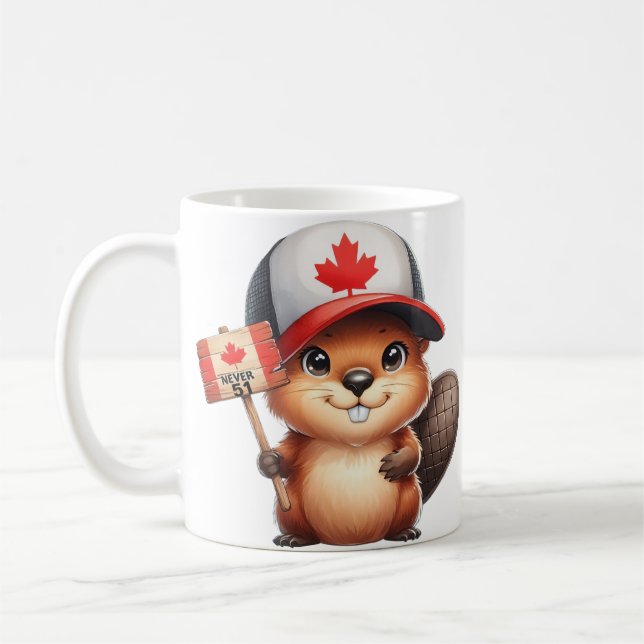 Kanadischer Biber Nie 51 Kaffeetasse (Links)