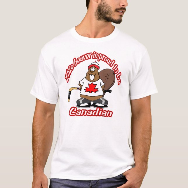 Kanadischer Biber-T - Shirt (Vorderseite)