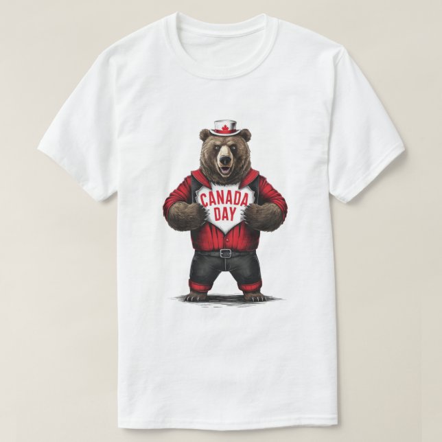 Kanadischer Day Bear T-Shirt (Design vorne)