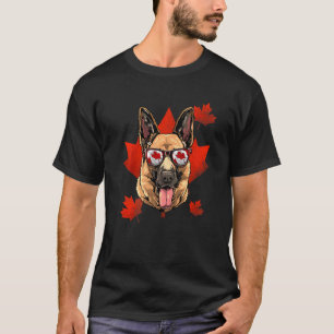 Kanadischer Deutscher Schäferhund Maple Leaf Patri T-Shirt