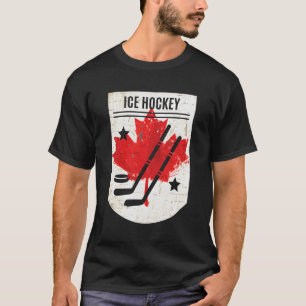 Kanadischer Eishockey für Kanada-Tag T-Shirt