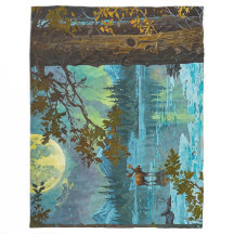 Kanadischer Elch & Wintermond