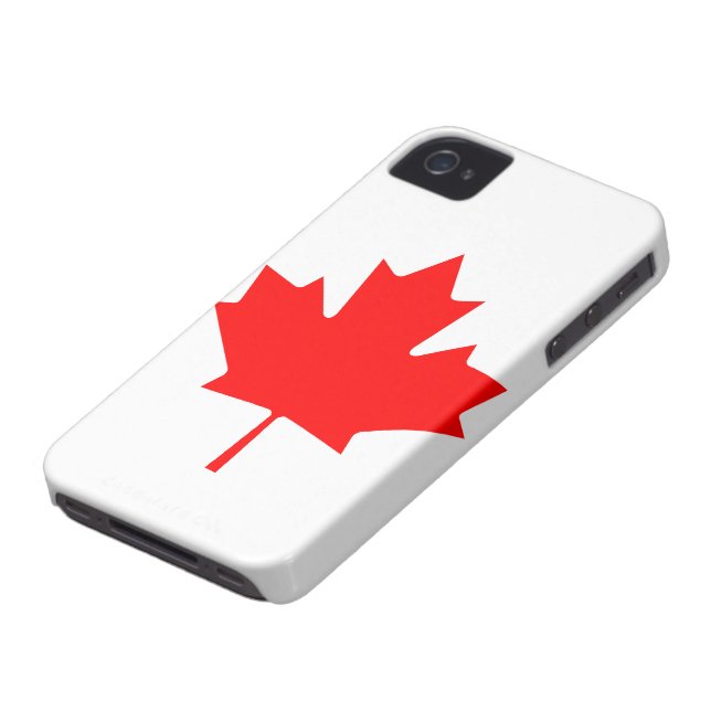 Kanadischer Flagge iPhone 4/4S Fall Case-Mate iPhone Hülle (unten)