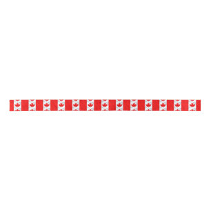 Kanadischer Flaggenglanz Satinband