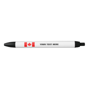 Kanadischer Flaggenstift mit personalizable Kugelschreiber