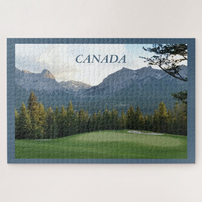 Kanadischer Golfplatz im Herbst Puzzle (Horizontal)