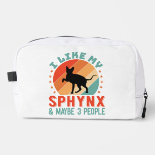 Kanadischer haarloser Sphynx Cat Owner Spaß Waschbeutel