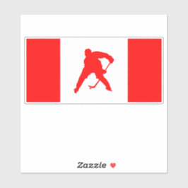 Kanadischer Hockey-Sticker Aufkleber
