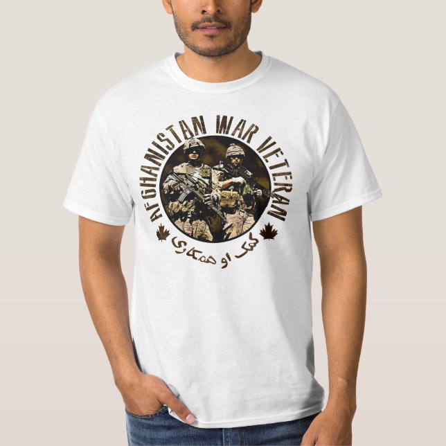 Kanadischer ISAF Afghanistan Veteran T-Shirt (Vorderseite)