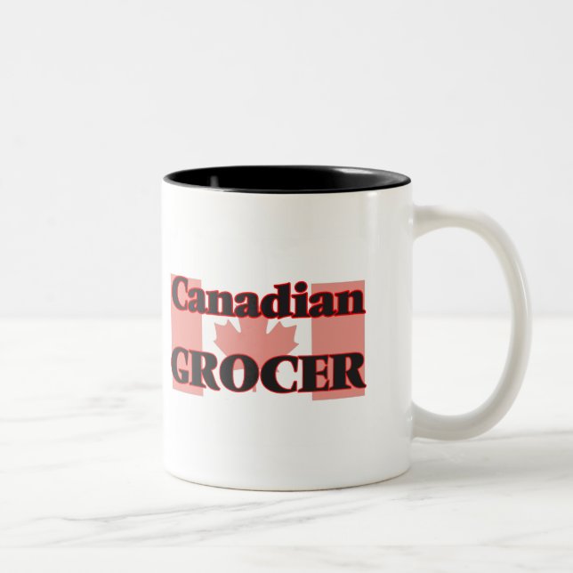 Kanadischer Lebensmittelhändler Zweifarbige Tasse (Rechts)