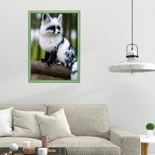 Kanadischer Marmorfuchs Poster