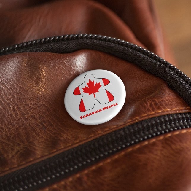 Kanadischer Meeple Button (Von Creator hochgeladen)