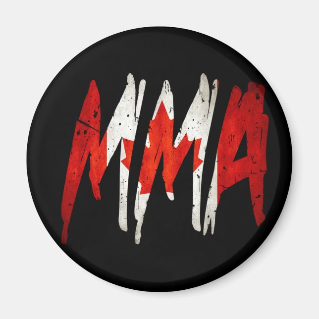 Kanadischer MIXED MARTIAL ARTS Magnet (Vorne)