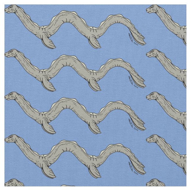 Kanadischer Monster-See Stoff (Nahaufnahme)