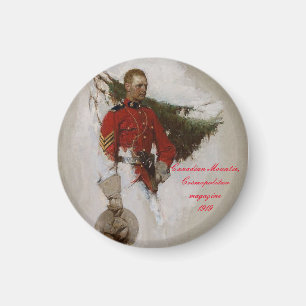 "Kanadischer Mountie, Cosmopolitan magazine-1919" Magnet