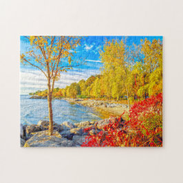 Kanadischer Ontario-See. Puzzle