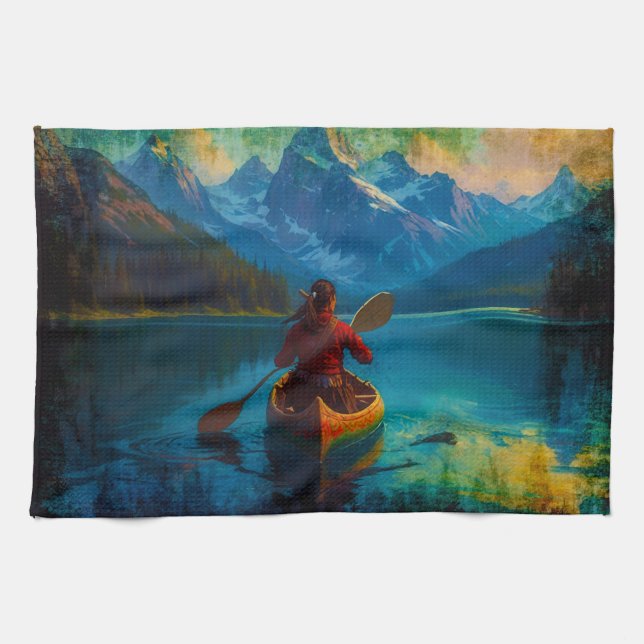 Kanadischer Rektor der Vereinten Nationen Geschirrtuch (Horizontal)