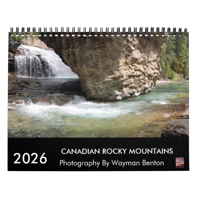 Kanadischer Rocky Mountains Kalender 2026 (Titelbild)