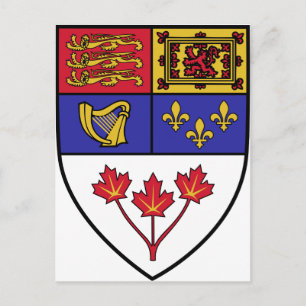 Kanadischer Schild, Kanada Postkarte