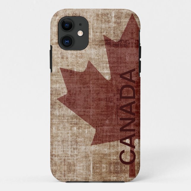 Kanadischer Schmutzflagge iPhone Fall Case-Mate iPhone Hülle (Rückseite)