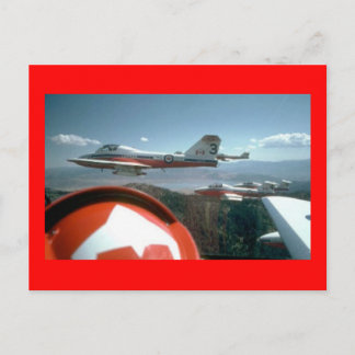Kanadischer Snowbirds Ridealong Postkarte