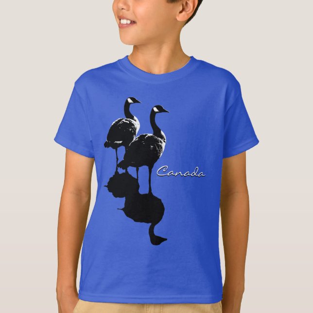 Kanadischer Souvenir-T - Shirt Kanadisches Goose-S (Vorderseite)