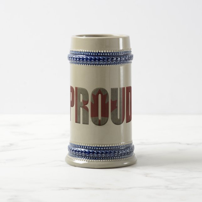 kanadischer Stolz Bierglas (Mittel)