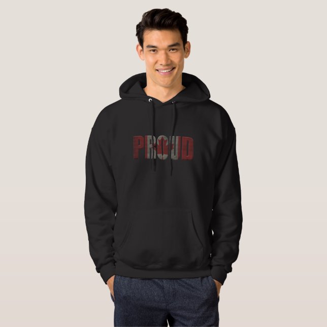 Kanadischer Stolz Hoodie (Vorne ganz)