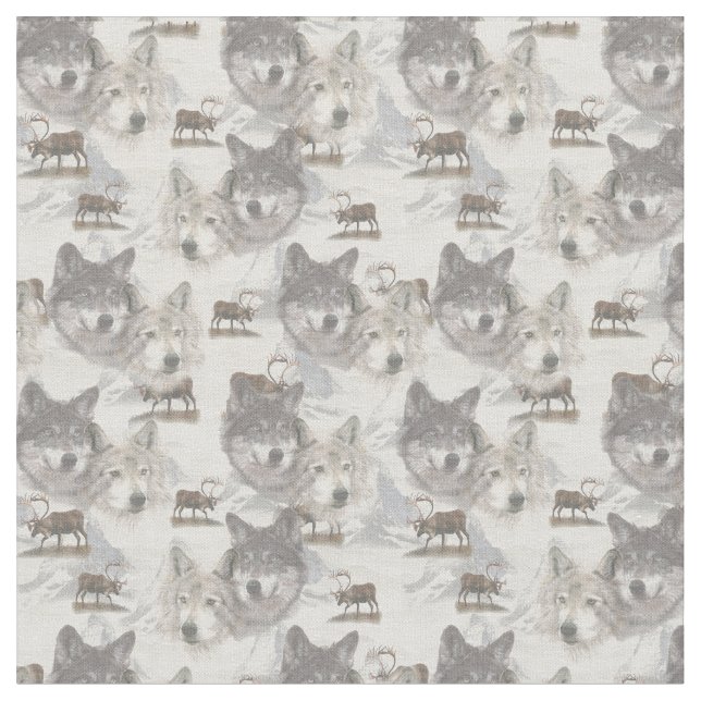 Kanadischer Tag der Wildtiere Stoff (Nahaufnahme)