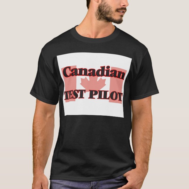 Kanadischer Test-Pilot T-Shirt (Vorderseite)