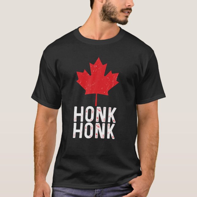 Kanadischer Trucker Maple Leaf Canada Freedom Conv T-Shirt (Vorderseite)