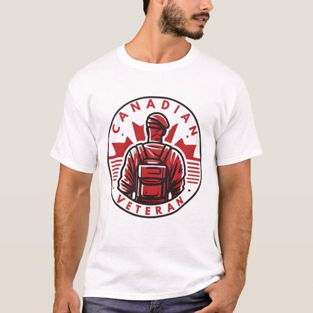 kanadischer Veteran T-Shirt (Vorderseite)
