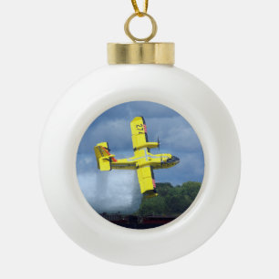 Kanadischer Wasserbomber 274 Ball/Schneeflocke Keramik Kugel-Ornament